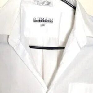 💕 3/$25 💕 Domani Crisp White Dress Shirt 17-1/2" 34/35